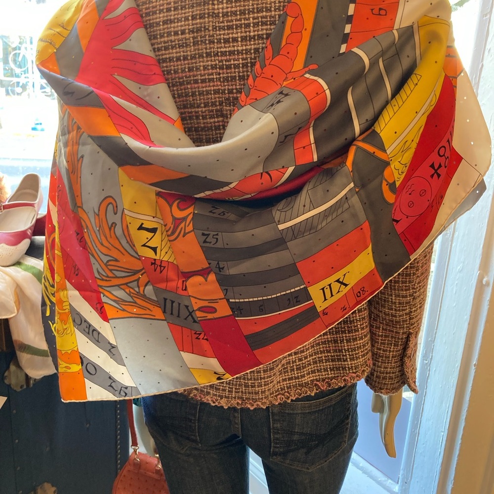 Hermes Astrology Silk Scarf View 6
